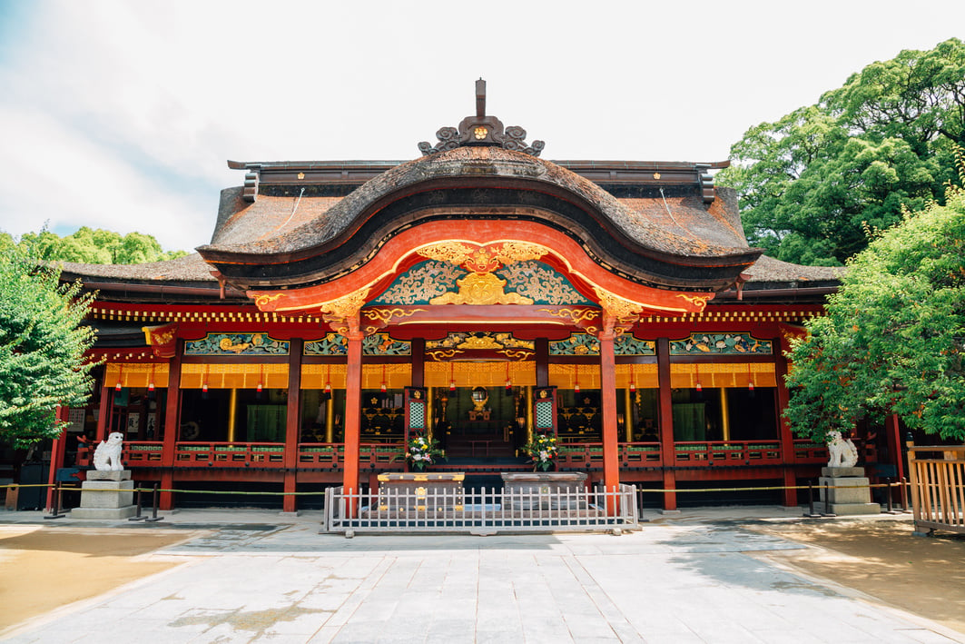 Dazaifu Tenmangu shrine in Fukuoka, Japan