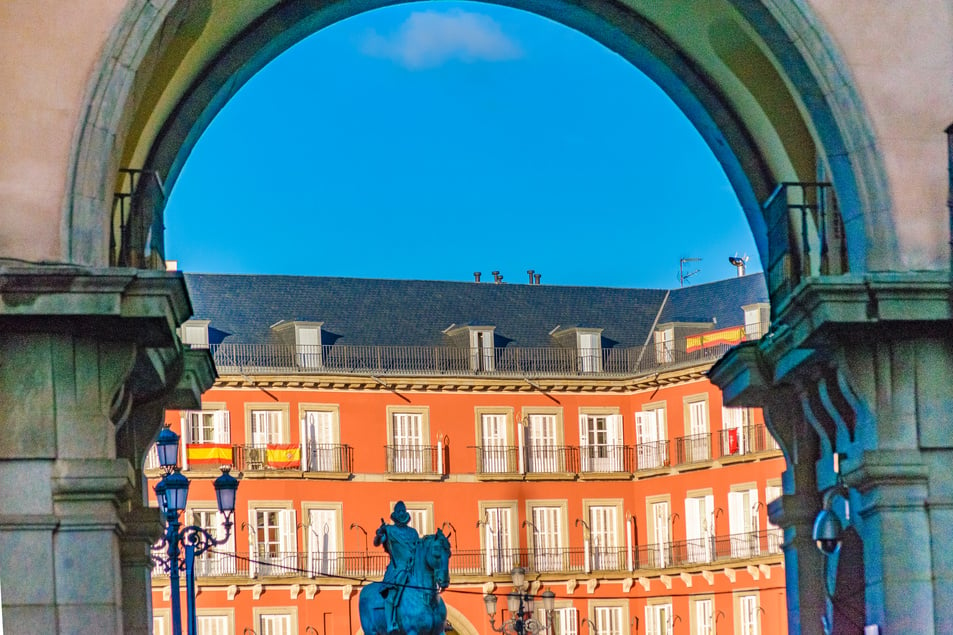 Plaza Mayor in Madrid Spain