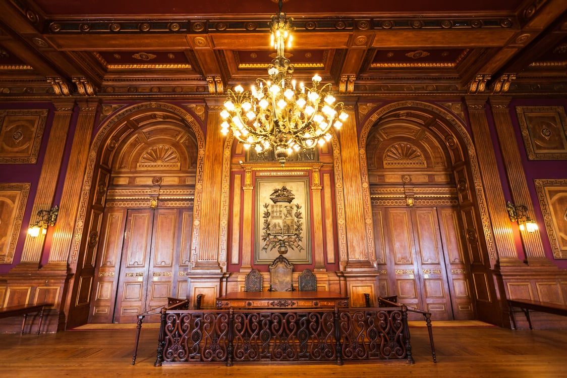 Bolsa Stock Exchange Palace in Porto