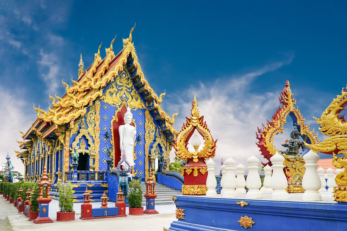 Blue Temple in Chiang Rai, Thailand